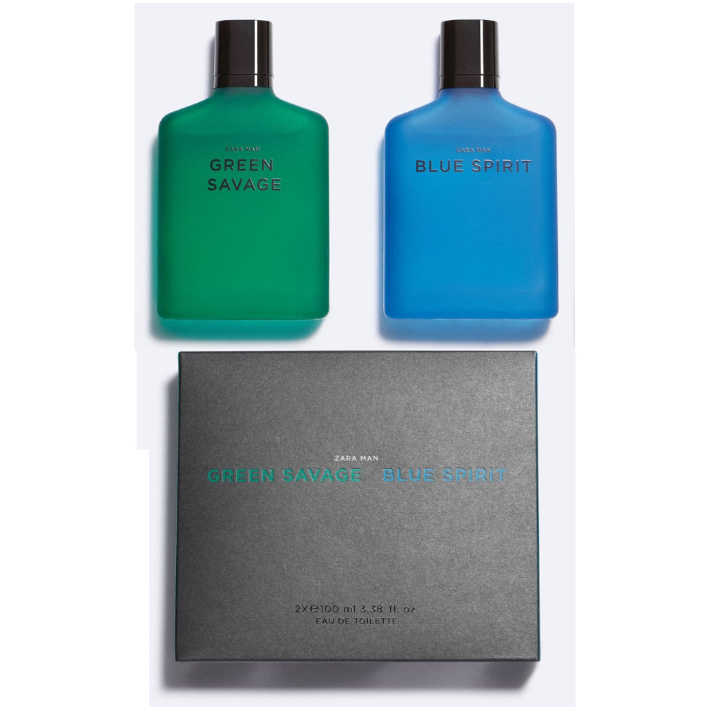 GREEN SAVAGE + BLUE SPIRIT EDT 100 ML / 3.38 oz