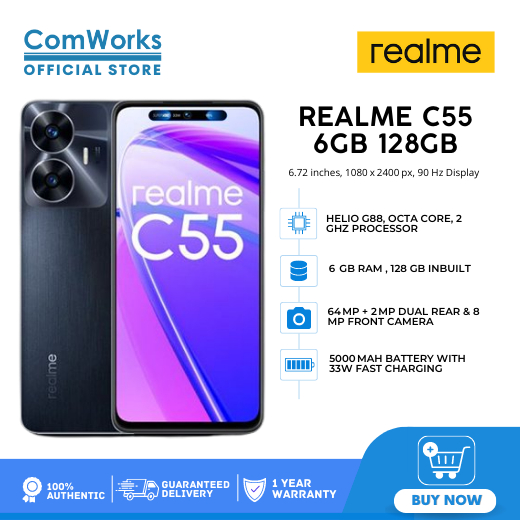 Realme C55 8/256GB - Rainy Night In Sri Lanka, Realme C55 8/256GB