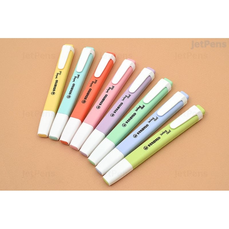 Highlighter STABILO swing cool Pastel - pack of 8 colors