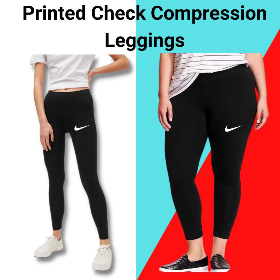 Printed Compression Tights Pants Leggings, Gym l Exercise l Running l  Hiking l Yoga