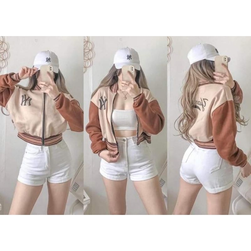 Shopee crop top on sale jacket