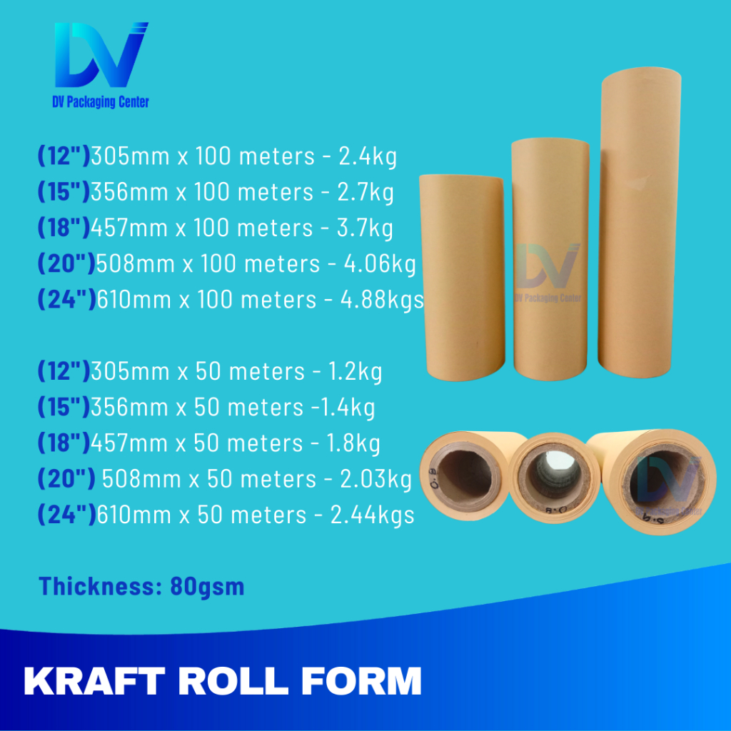 BUTCHERS PAPER 80GSM 61 X 50 METRE ROLL