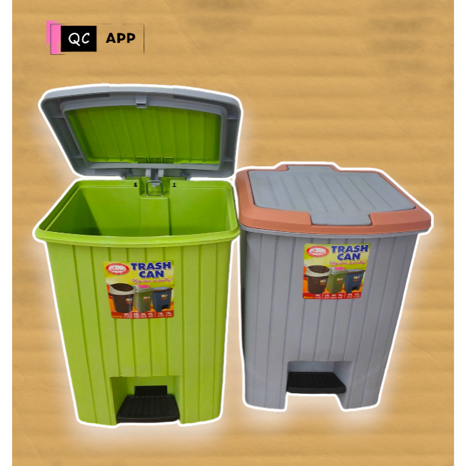 TRASH BIN 80L Orocan trash Can with Wheels and lock 80L Basurahan Garbage  Bin/basurahan/basket