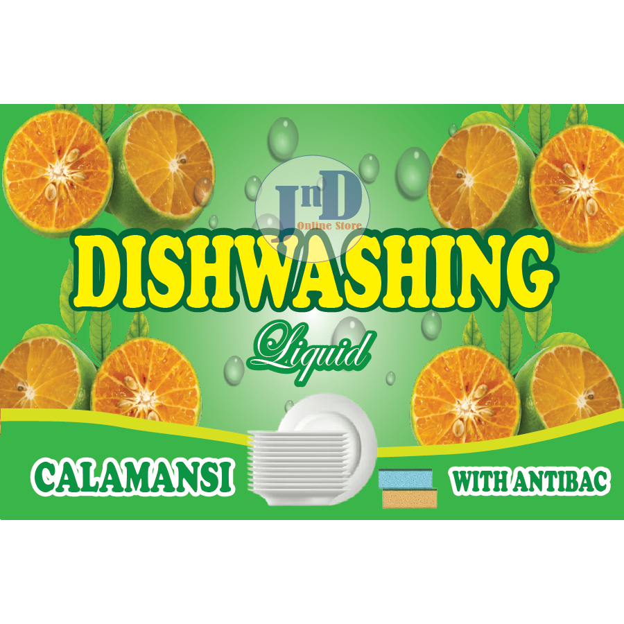 Sticker labels for Dishwashing liquid waterproof and fadeproof