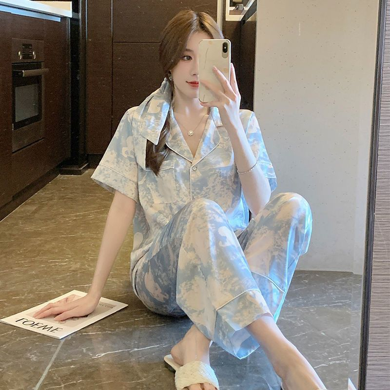 WAN】Korean Cute Sleepwear Pajama Set Terno for Women