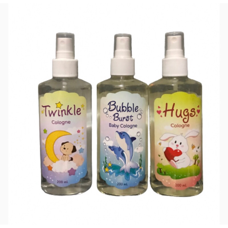 ILIZA HUGS TWINKLE BUBBLE BURST BABY COLOGNE Shopee Philippines