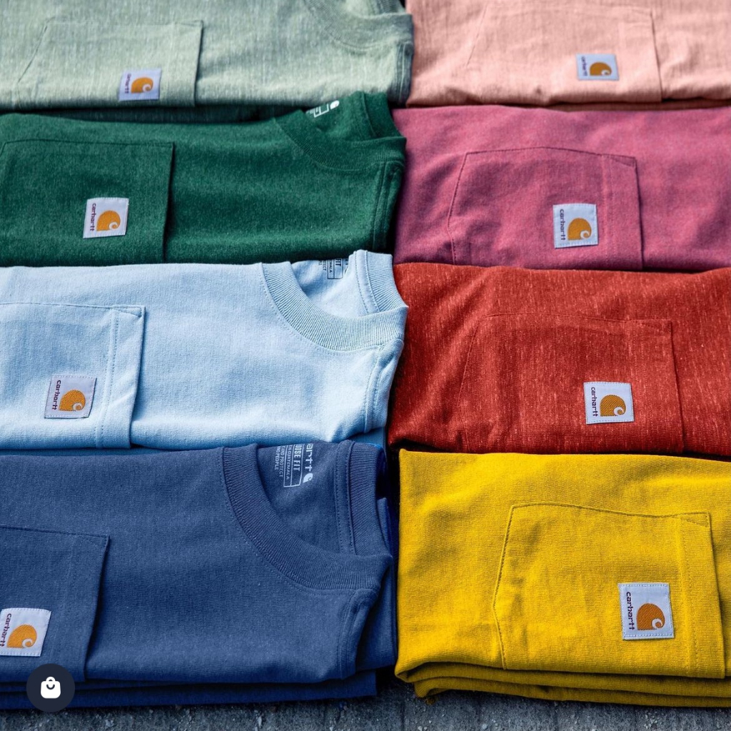 carhartt pocket tee colors