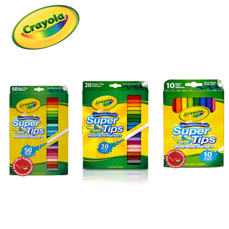 Crayola 50 Washable SuperTips