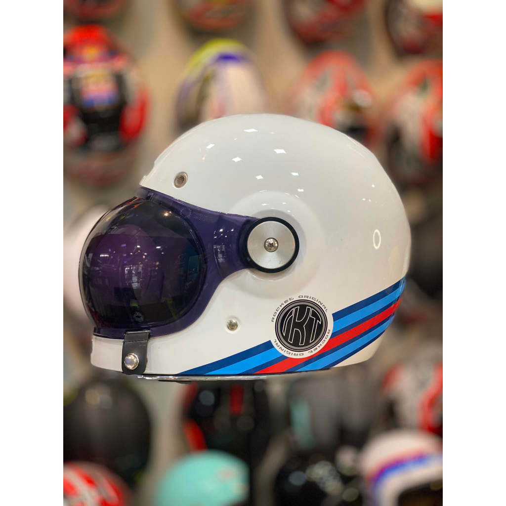 Full face best sale bubble visor helmet