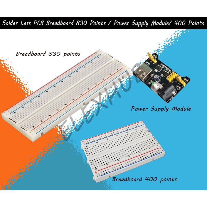 20 Pcs 2 Sizes PCB Board Solderable Breadboard Soldering Electronic Project