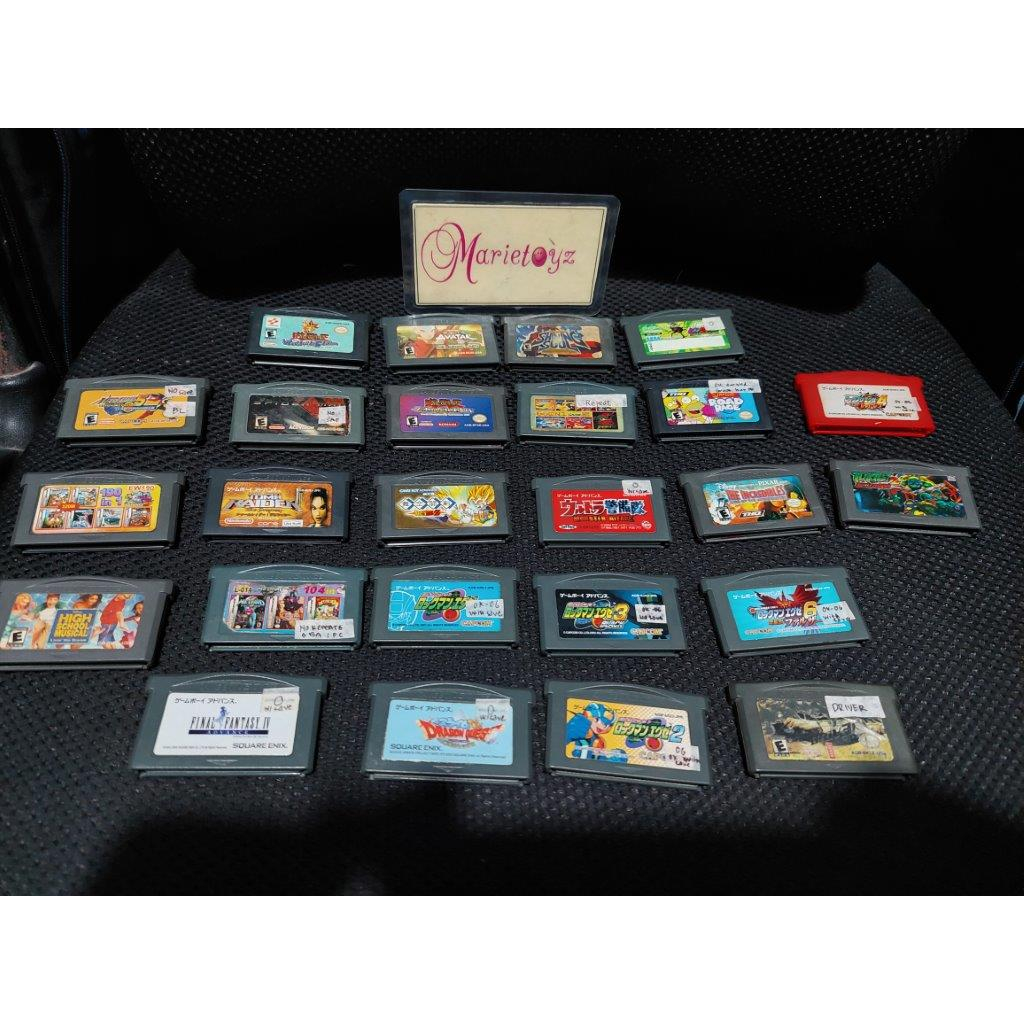 Gameboy Advanced Carts (GBA) Batch 3 (Battery ASSUMED DRY!!! Thus, NO SAVE  on some GAMES) | Shopee Philippines