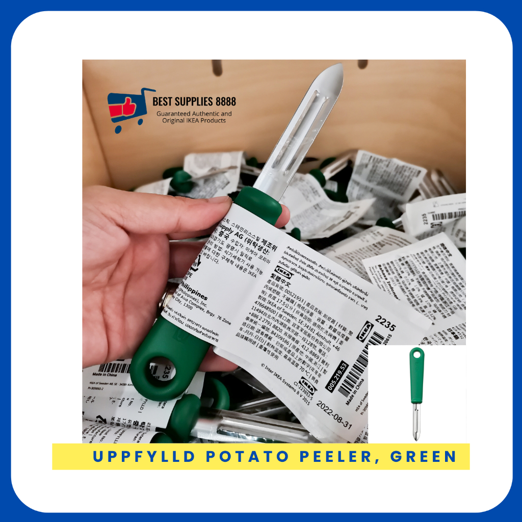 UPPFYLLD Potato peeler, green - IKEA