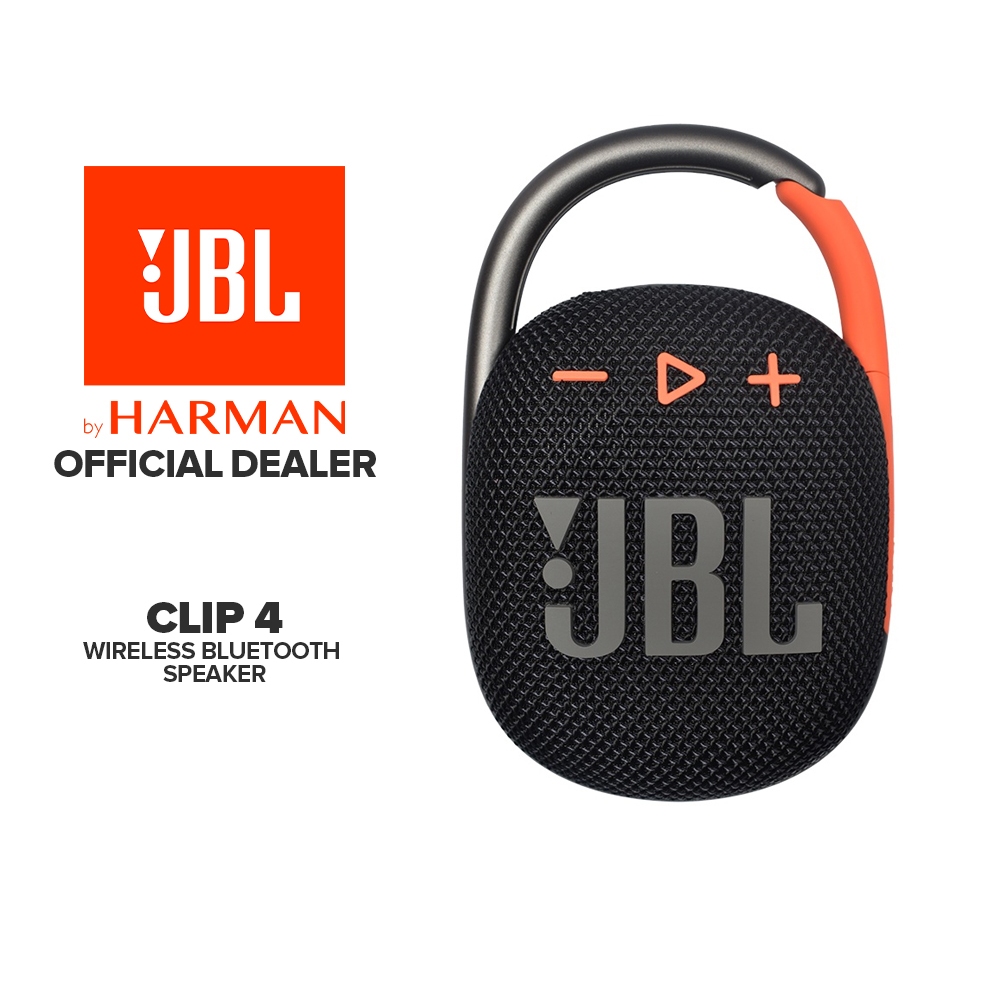  JBL Clip 4 - Portable Mini Bluetooth Speaker - (Pink