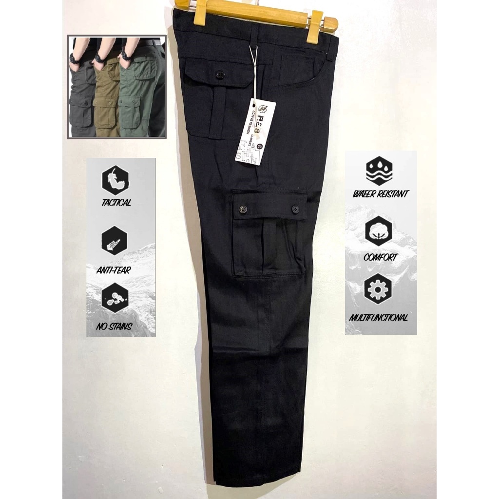 Fashion Men Outdoor 6 pocket cargo pants