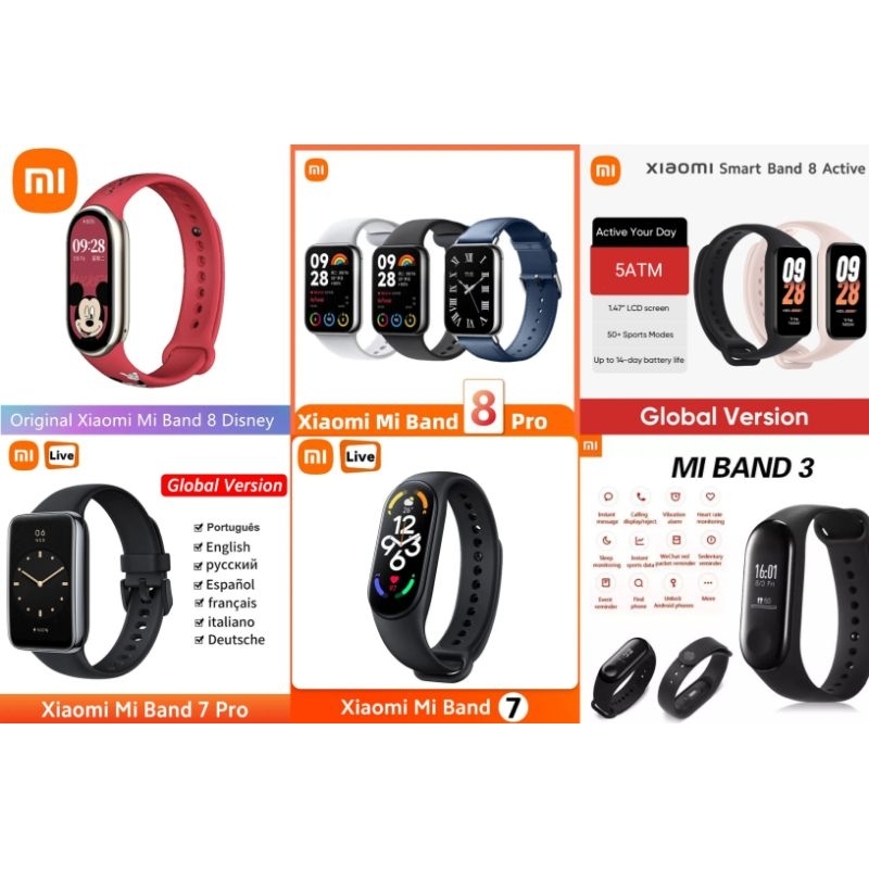 Xiaomi Mi Smart Band 8 ACTIVE Global English Version Fitness Tracker