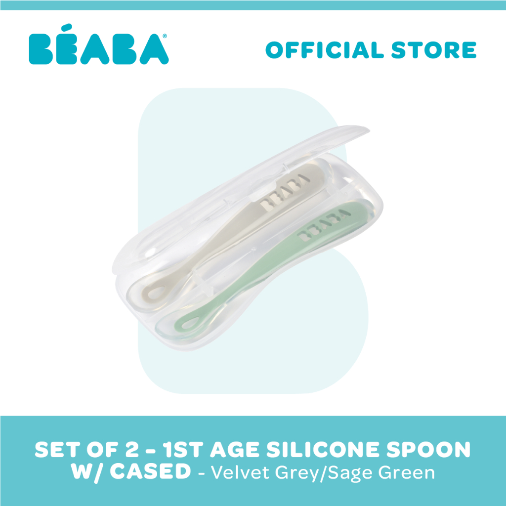Bébé Beaba Multiportions Silicone 6 X 90 Ml Sage Green