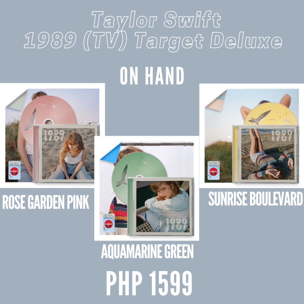 Taylor Swift - 1989 (Taylor's Version) Sunrise Boulevard Yellow Deluxe  Poster Edition (Target Exclusive, CD)