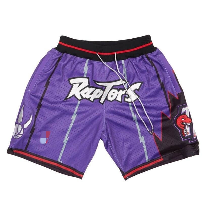 MITCHELL & NESS X JUST DON TORONTO RAPTORS SHORTS