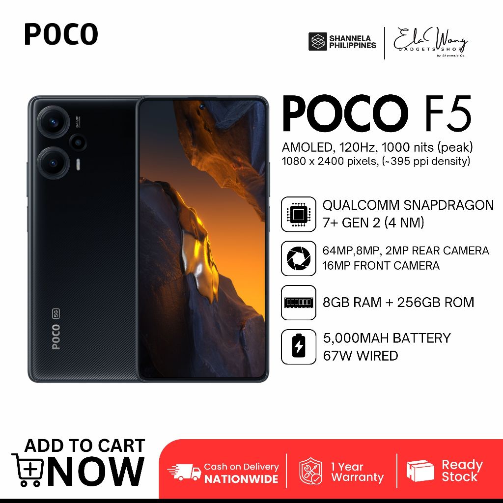 POCO F5 - Full Specs and Official Price in the Philippines