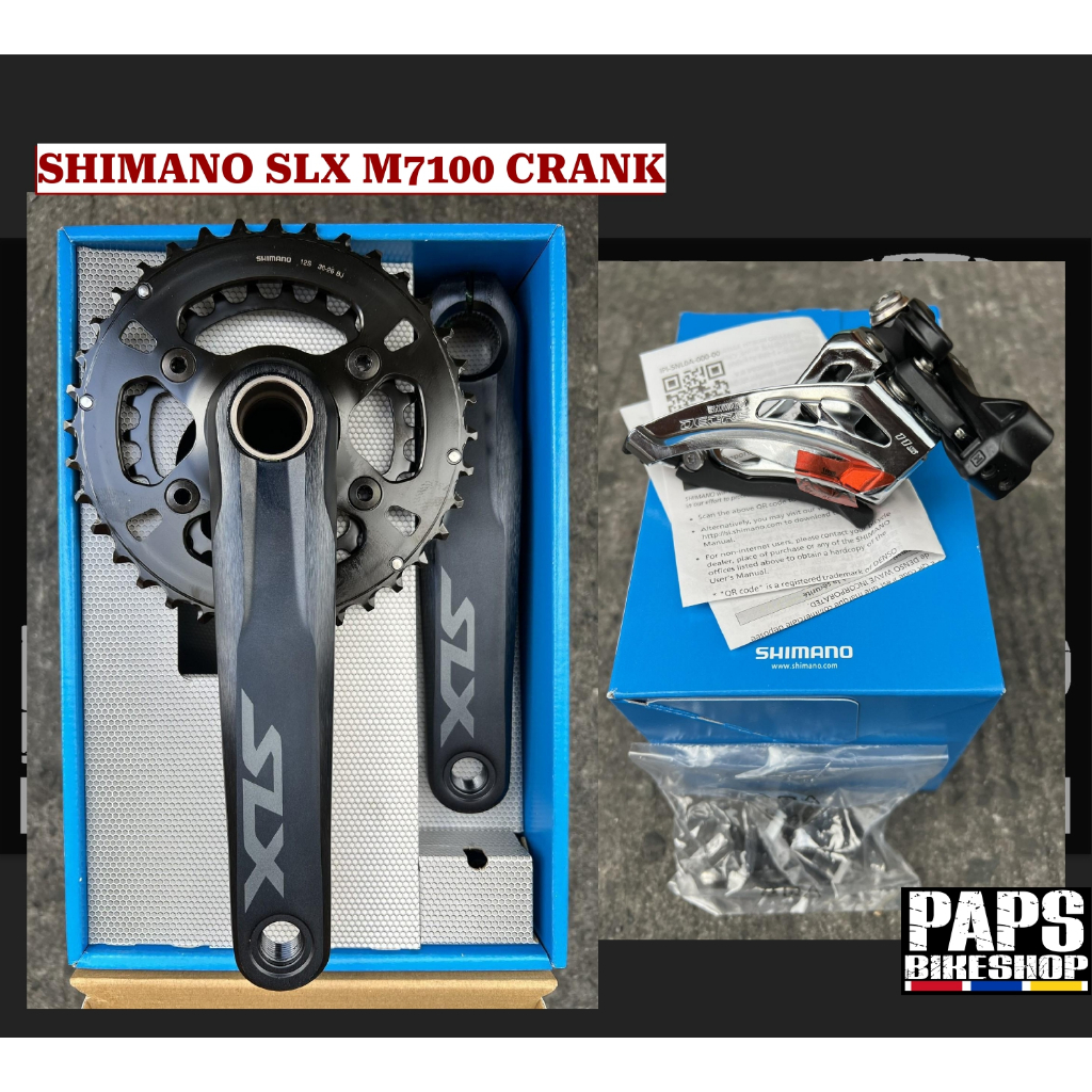 Slx double shop crankset