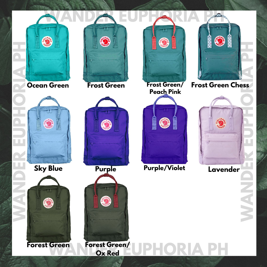 Fjallraven kanken all colors on sale