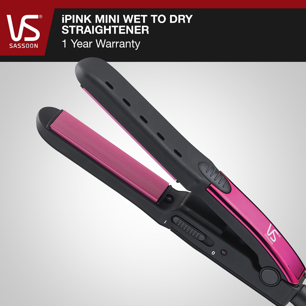 Vidal sassoon wet outlet and dry straightener