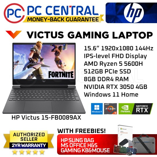 Hp Victus 15 (15-Fb0089ax) Gaming Laptop 15.6