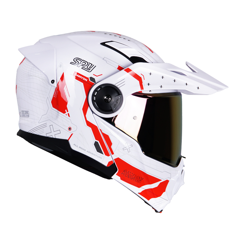 Dual glass hot sale helmet