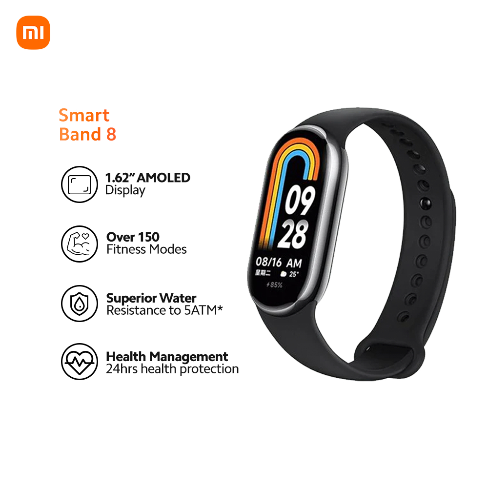 Xiaomi Smart Band 8 / Mi Band 8 - New Design, New Feel, Same Functions. 