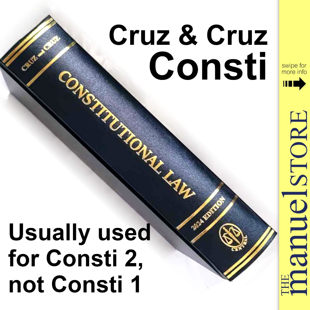 Cruz 2024 Constitutional Law by Isagani Carlo Bill of