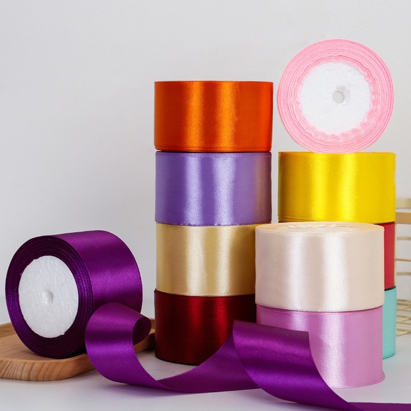 4cm*25Yard Plain Satin Ribbon