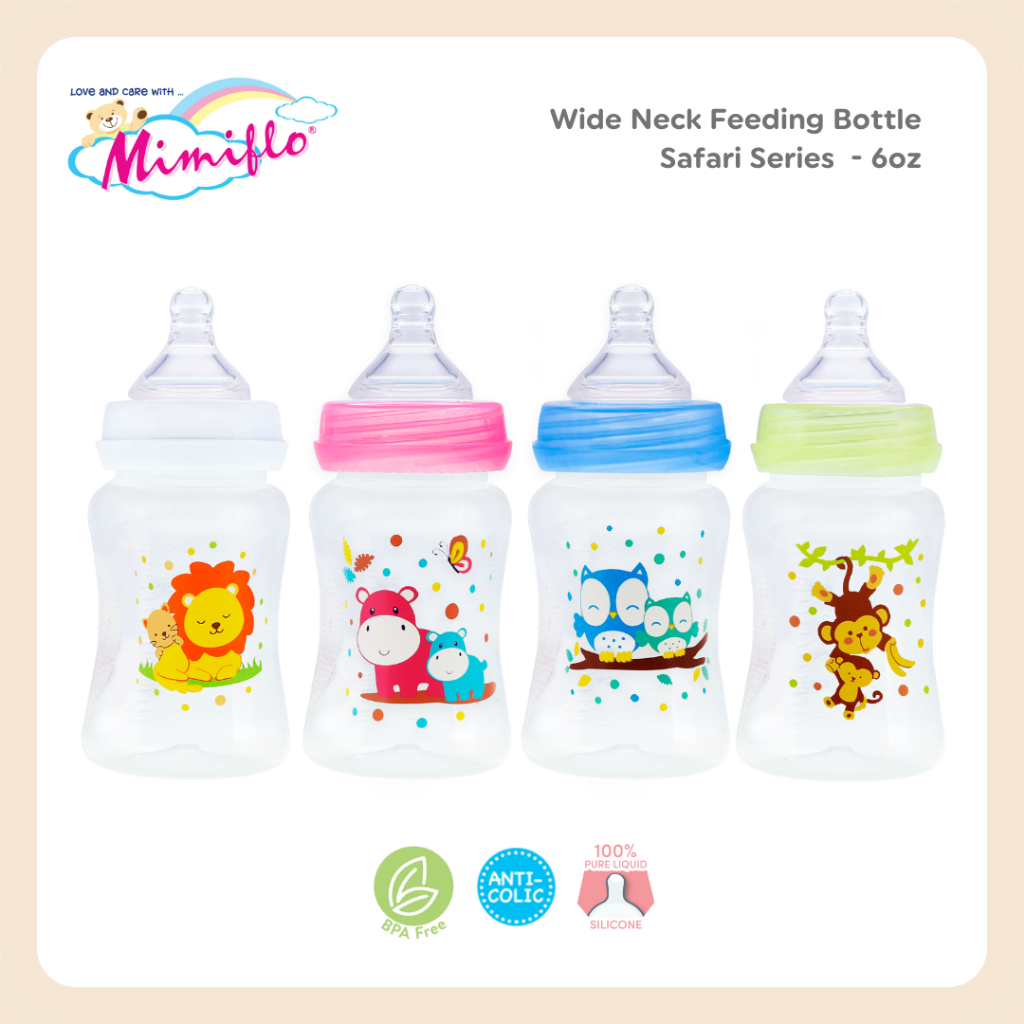 Mimiflo wide neck hot sale bottle