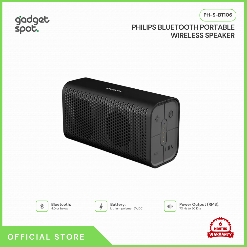 Philips bt store 106 bluetooth speaker