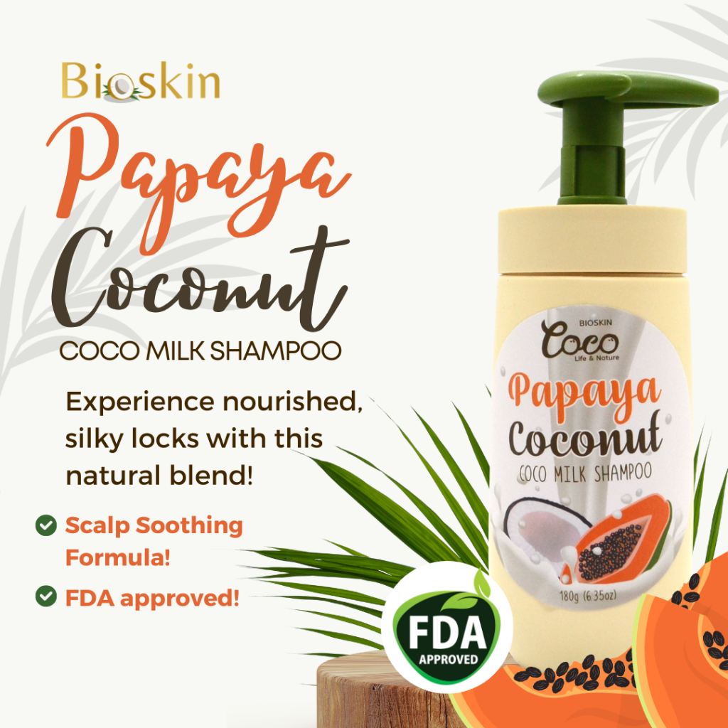 Bioskin Coco Papaya Coconut Coco Milk Shampoo | Shopee Philippines