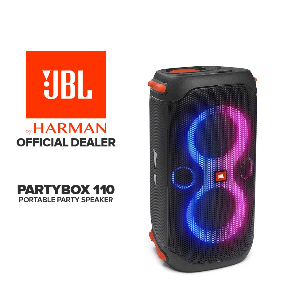 JBL PartyBox 110 - Portable Party Speaker with Built-in Lights