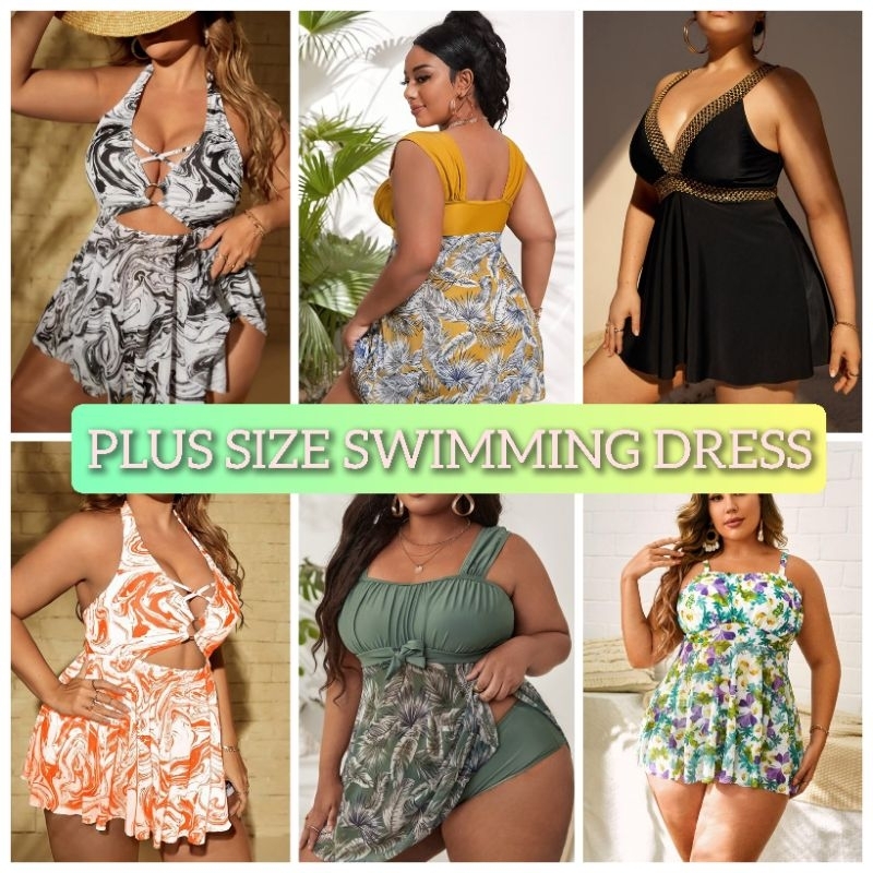 Shopee plus size on sale swimwear