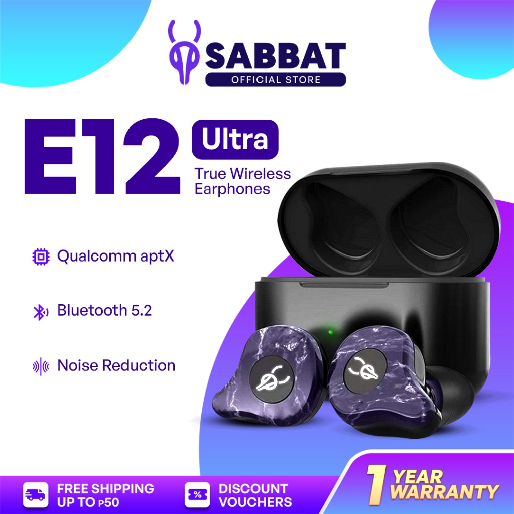 Sabbat E12 Ultra Marble Series Galaline True Wireless Qualcomm