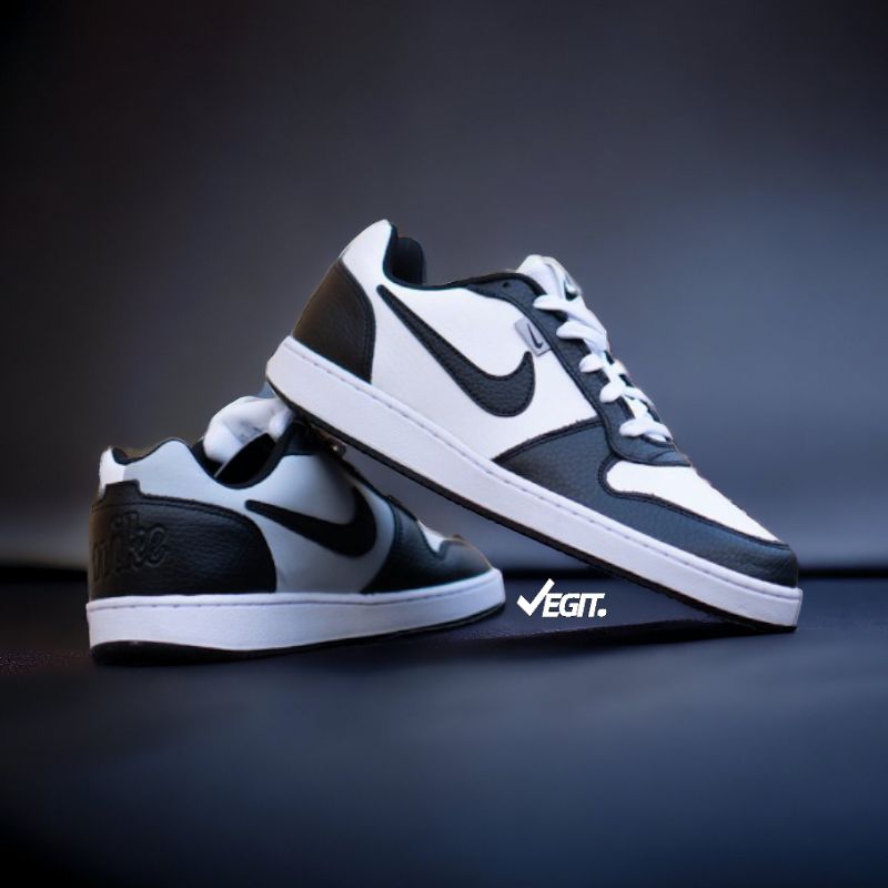 Nike ebernon low black and outlet white