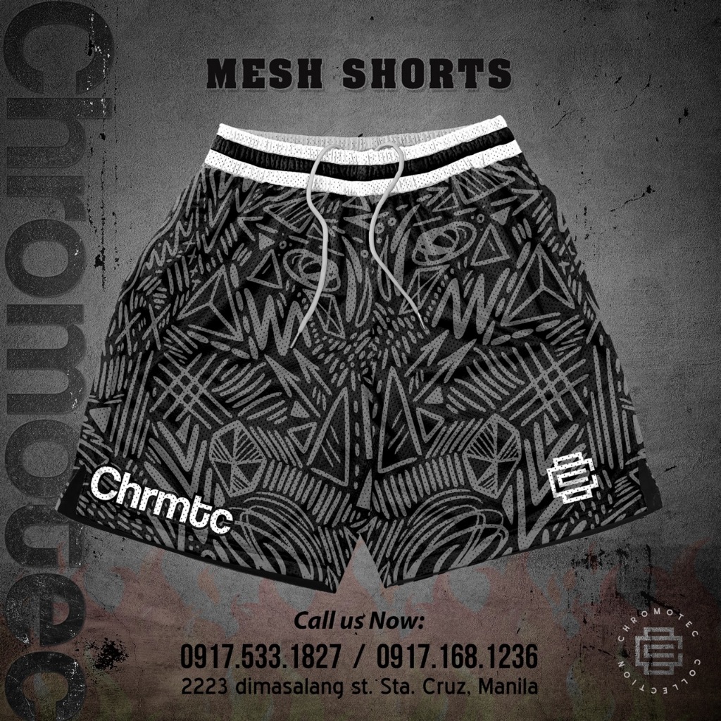 Chromotec Doodle Mesh Shorts