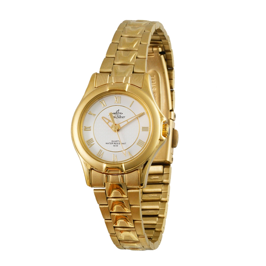 UniSilver TIME Gold White Stainless steel Analog watch KW045