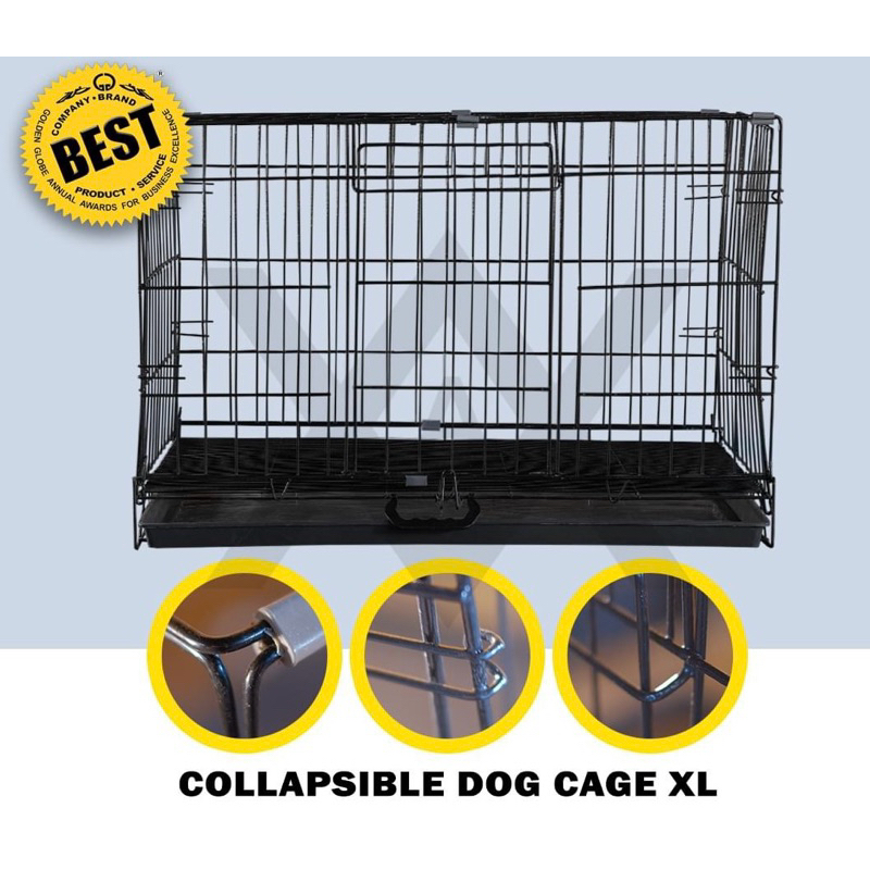 Collapsible deals dog cage