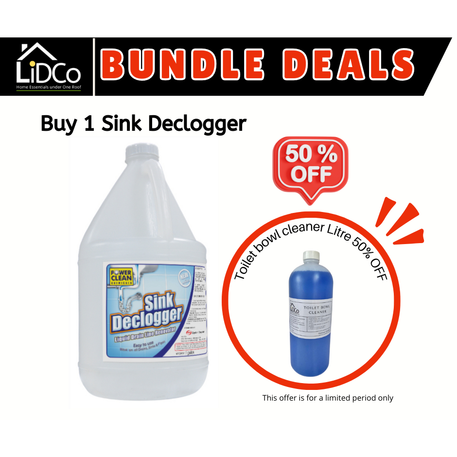 Powerclean SINK DECLOGGER in Gallon size Shopee Philippines