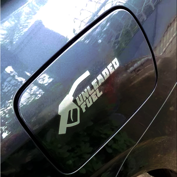 Car Gas tank Cover decal sticker DIESEL UNLEADED PREM. GASOLINE