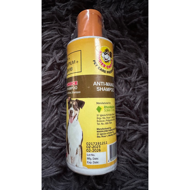 Doggies choice discount anti mange shampoo