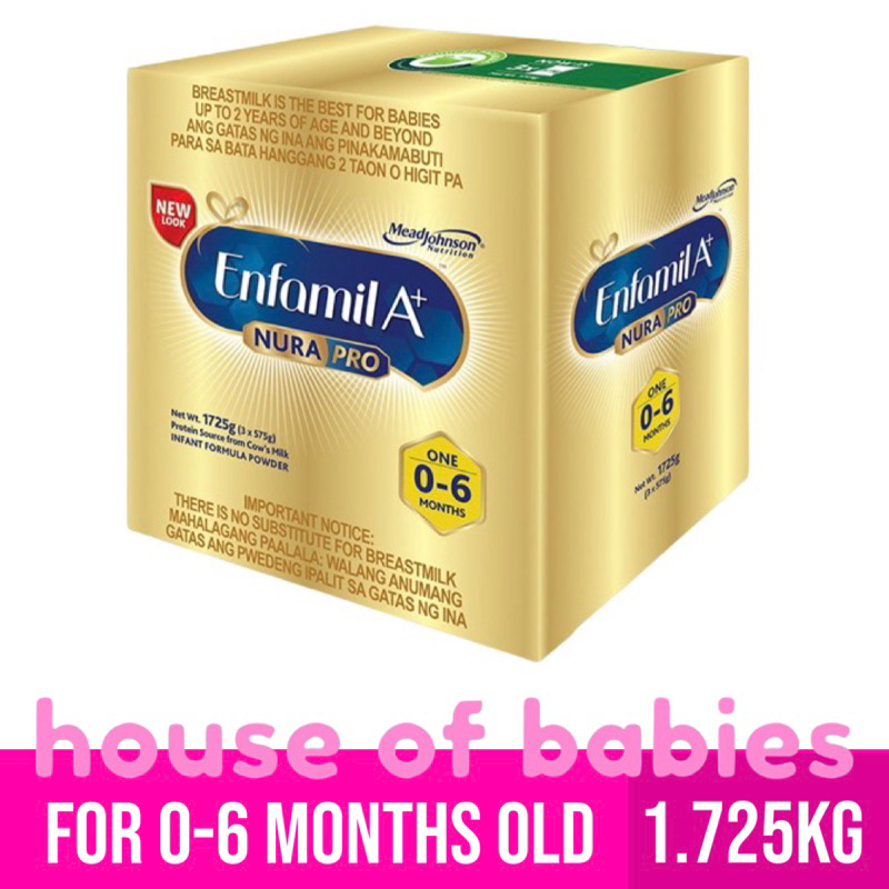 Enfamil for 6 store month old baby