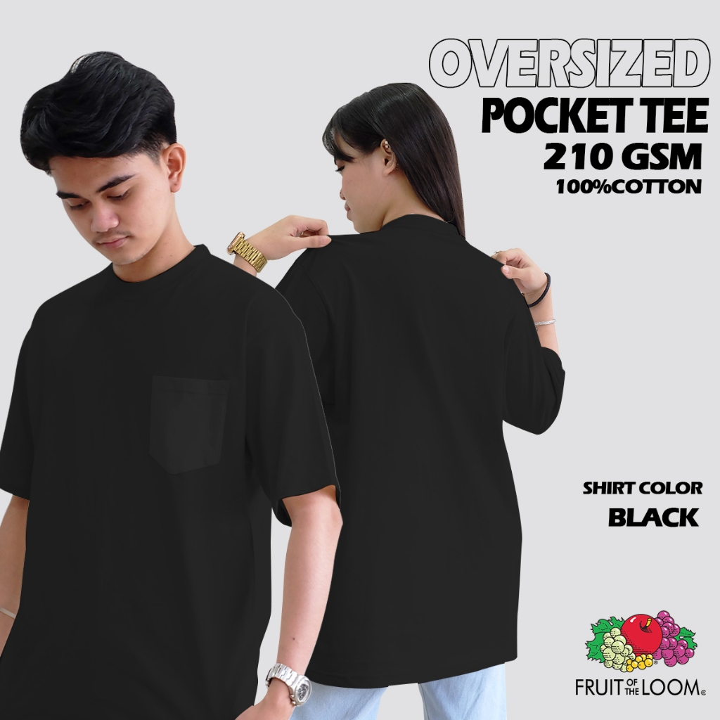 fruit of loom t shirts with pocket