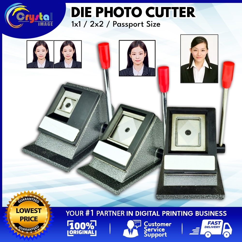 Officom Die Photo Cutter, ID Cutter (1x1 / 2x2 / Passport Size)