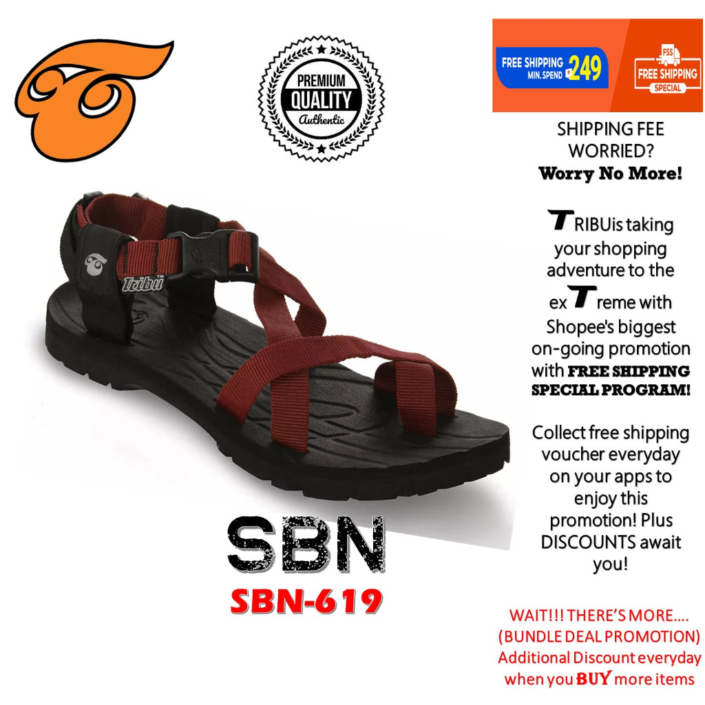 Tribu SBN Series Outdoor Hiking Trekking Sandals for Men Women