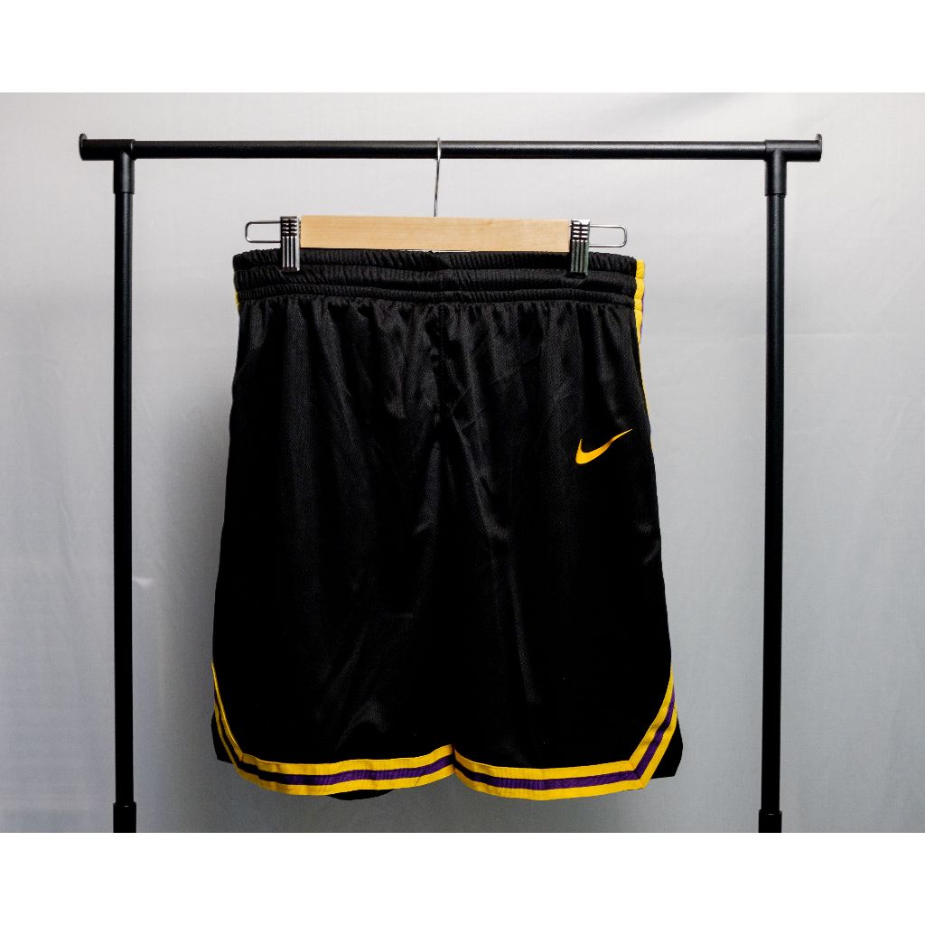 Men's Basketball Shorts, Active Running Shorts, Jersey Short, No  Pockets-Black-XXL