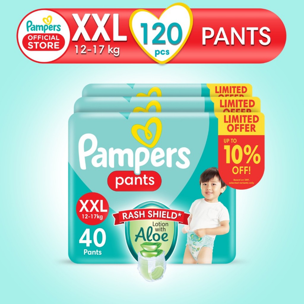 Rascal & Friends Pants Diapers (XXL) 120pcs, Babies & Kids